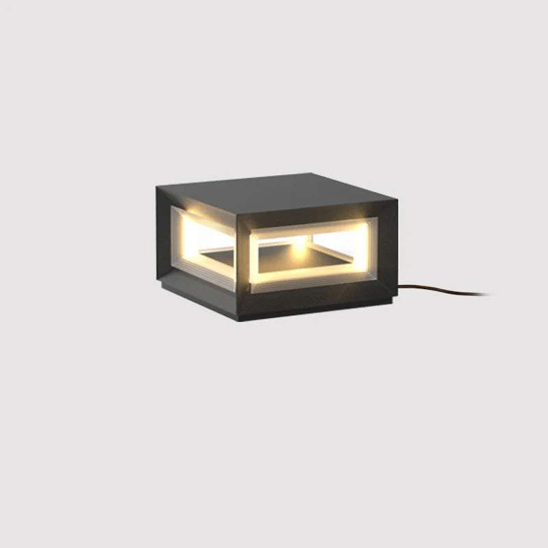 Light Cube Outdoor Post Light