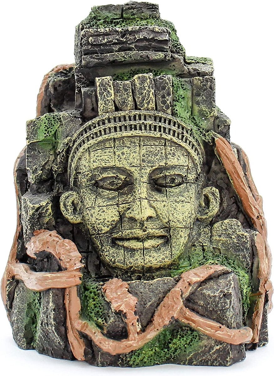 Penn-Plax Cambodian Rock Face Aquarium Ornament