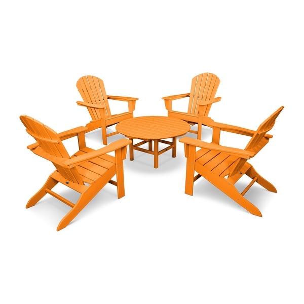 POLYWOOD South Beach 5Piece Conversation Group