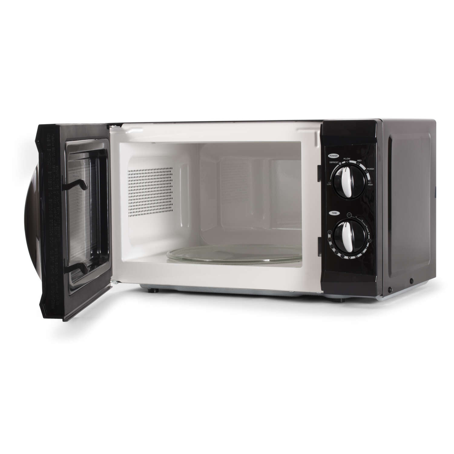 Commercial Chef 0.6 cu ft Black Microwave 600 W