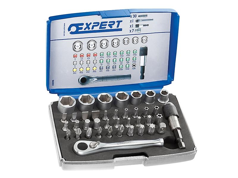 Expert 1/4in Bit Socket + Accessory Set 39 Piece BRIE131705B