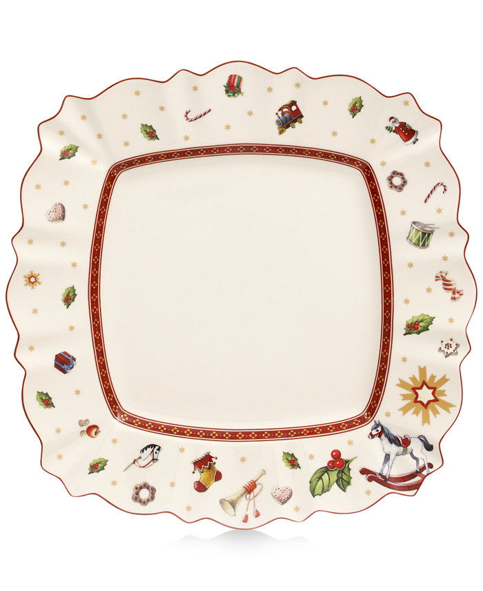 Villeroy and Boch Toy's Delight Square  White Dinner Plate