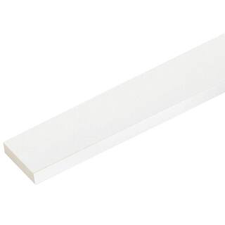 Veranda 1 in. x 3-12 in. x 8 ft. White PVC Trim (4-Pack) 827000200