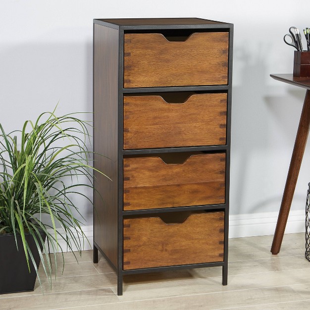 Clermont Office Cabinet Walnut Osp Home Furnishings