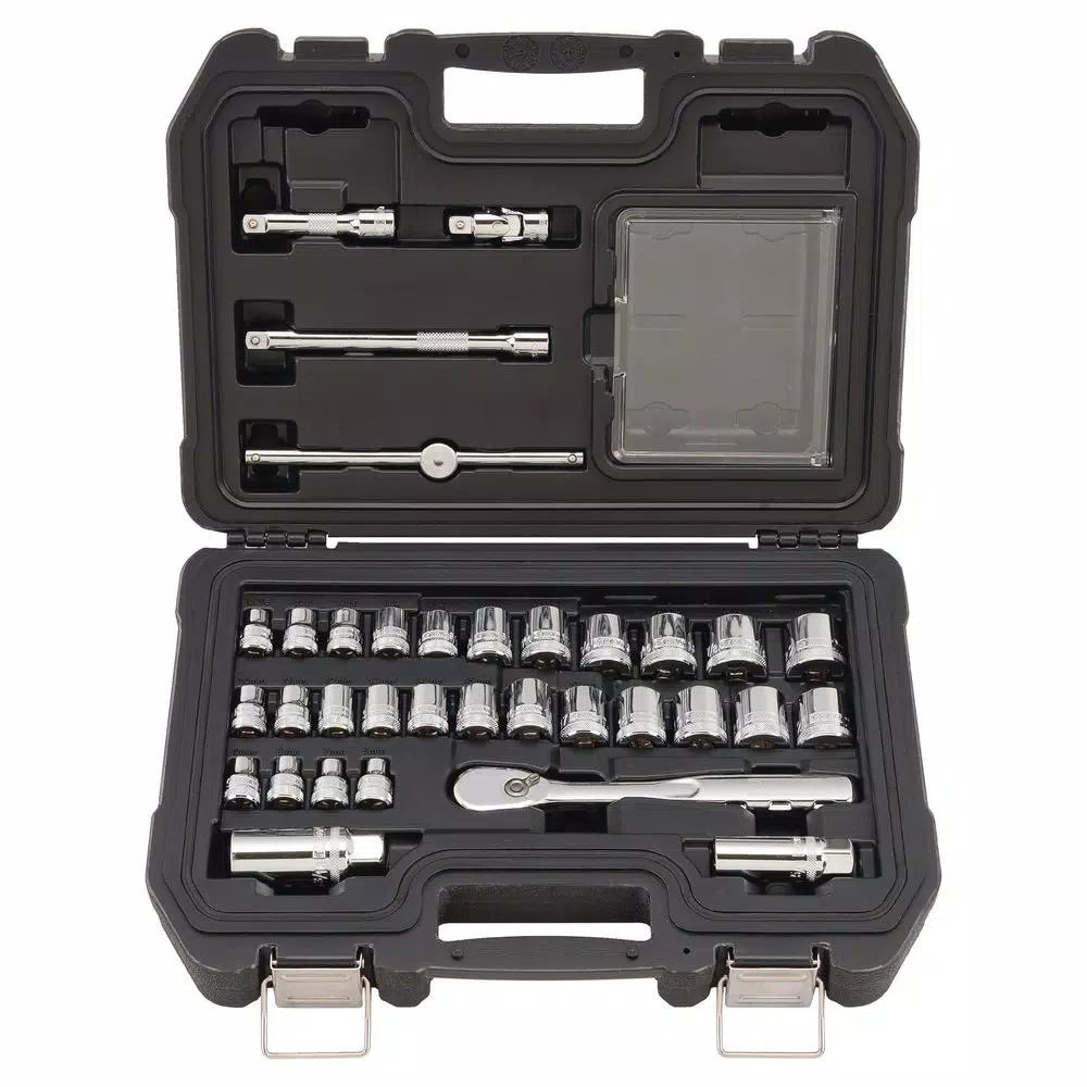 DEWALT 3/8 in Drive Combination Socket Set with Ratchet (34-Piece) and#8211; XDC Depot