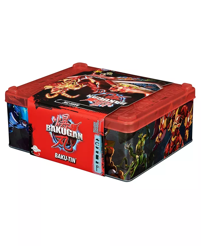 Bakugan Baku-Tin with Special Attack Mantid  Customizable  Spinning Action Figure and Toy Storage  Kids Toys for Boys and Girls 6 and Up