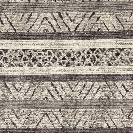 Nico Wool Charcoal Rug in Various Sizes