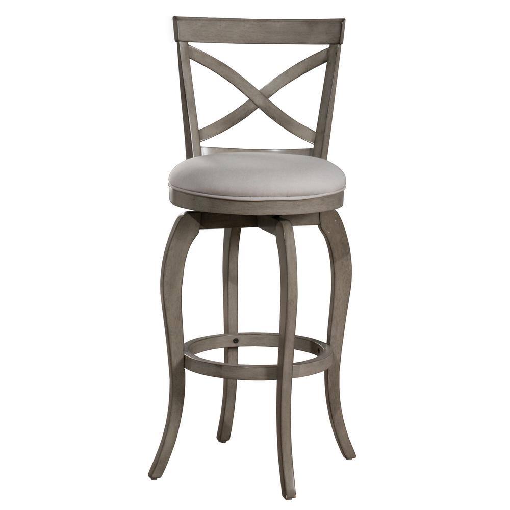 Hillsdale Furniture Ellendale 31.25 in. Aged Gray Bar Stool 5304-831