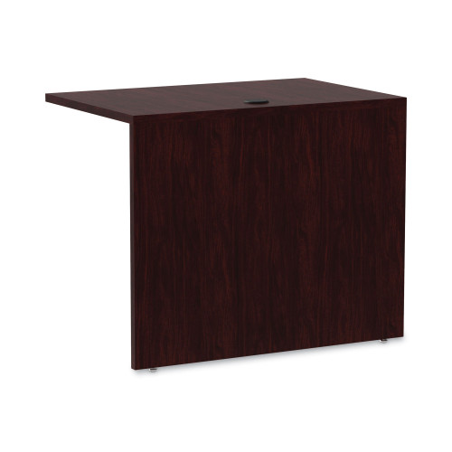 Alera Valencia Series Reversible Return/Bridge Shell， 35w x 23.63d x 29.5h， Mahogany (VA353624MY)