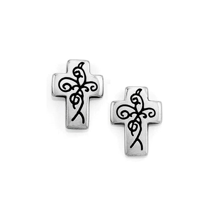 Brighton True Cross Mini Post Earrings