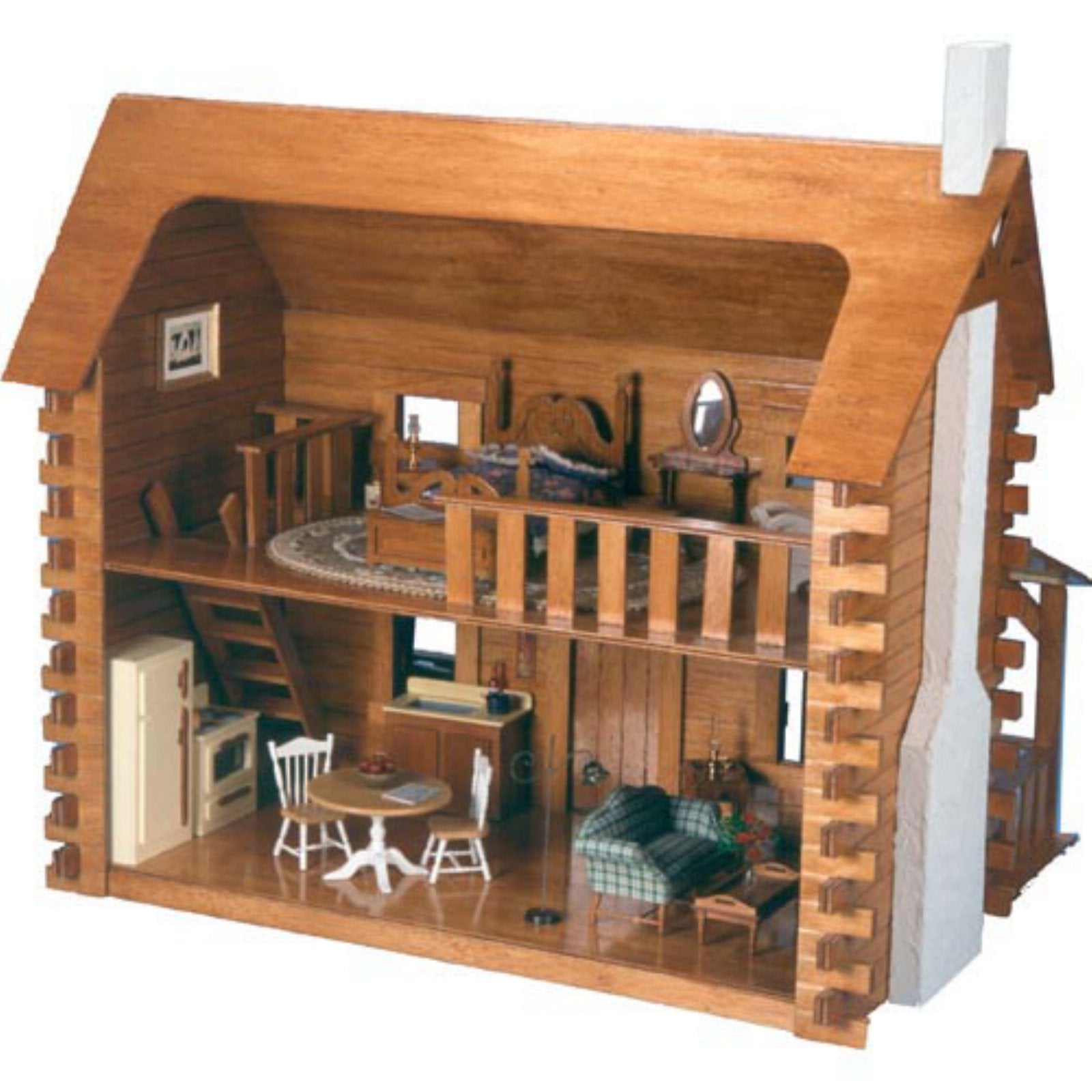 Greenleaf Dollhouses The Creekside Cabin Dollhouse
