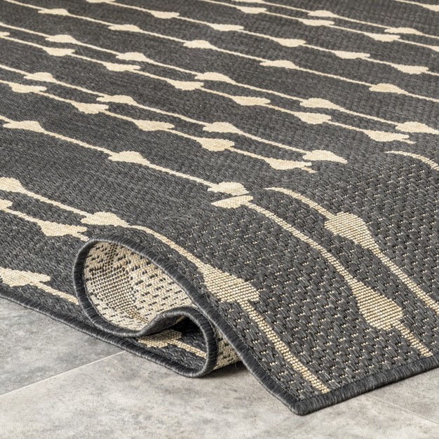 Nuloom Kiernan Vertical Teardrop Stripe Indoor And Outdoor Area Rug