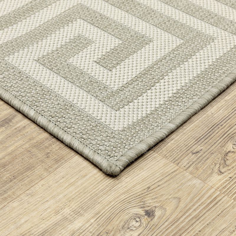 StyleHaven Porter Tribal Border Indoor Outdoor Area Rug