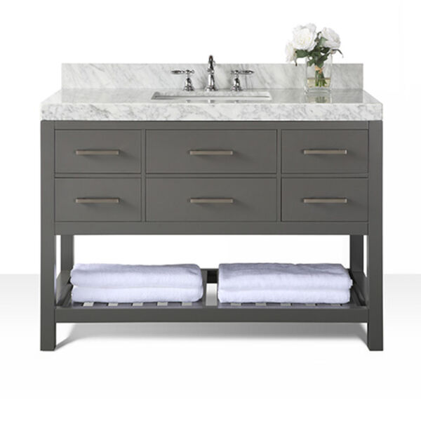 Elizabeth Sapphire Gray 48-Inch Vanity Console