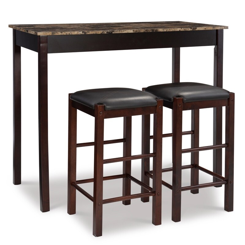 Speakeasy Espresso 3 Piece Dinette Set