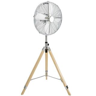 Amucolo Adjustable-Height 51 .2 in. Tripod Oscillating Pedestal Fan 3 Speeds DHS-CYHI-R016C