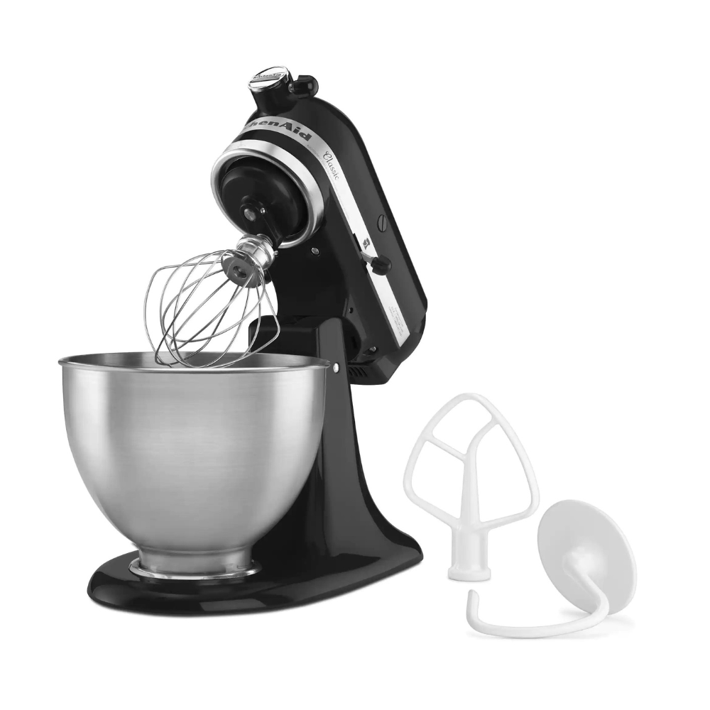 KitchenAid Classic Series 4.5 Qt. 10-Speed Onyx Black Stand Mixer With Tilt-Head