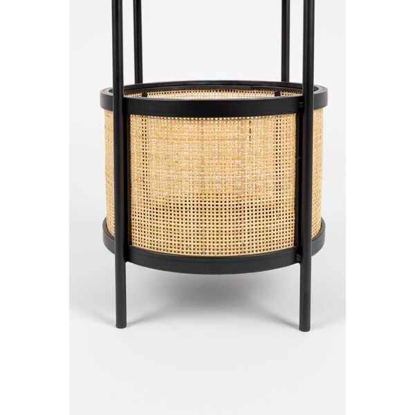 DF MakotoRattan Accented Side Table