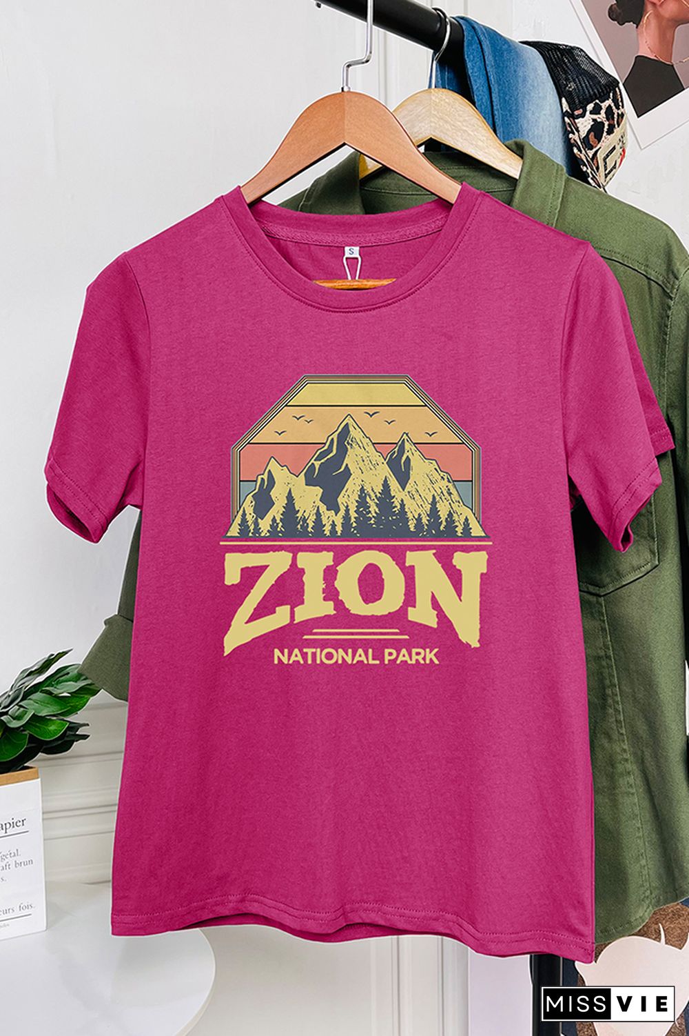 Zion National Park Graphic T-Shirt Wholesale