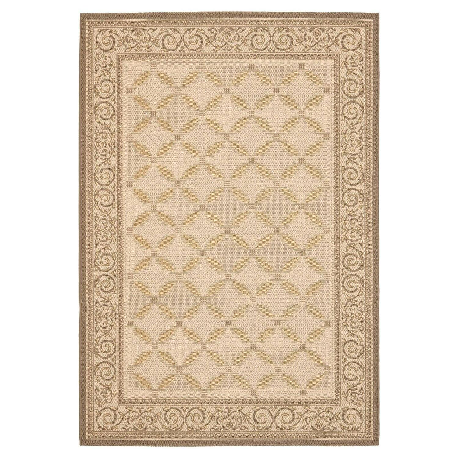 Safavieh Courtyard Cohen Vine Bordered Outdoor Area Rug or Runner