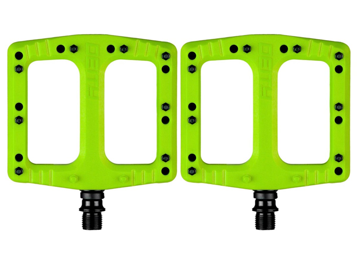 Deity Components Deftrap Platform Pedals - Green