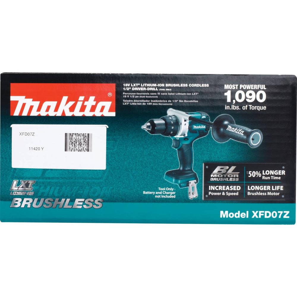 18V LXT Lithium-Ion Brushless Cordless 1/2 in. Driver-Drill (Tool Only) ;