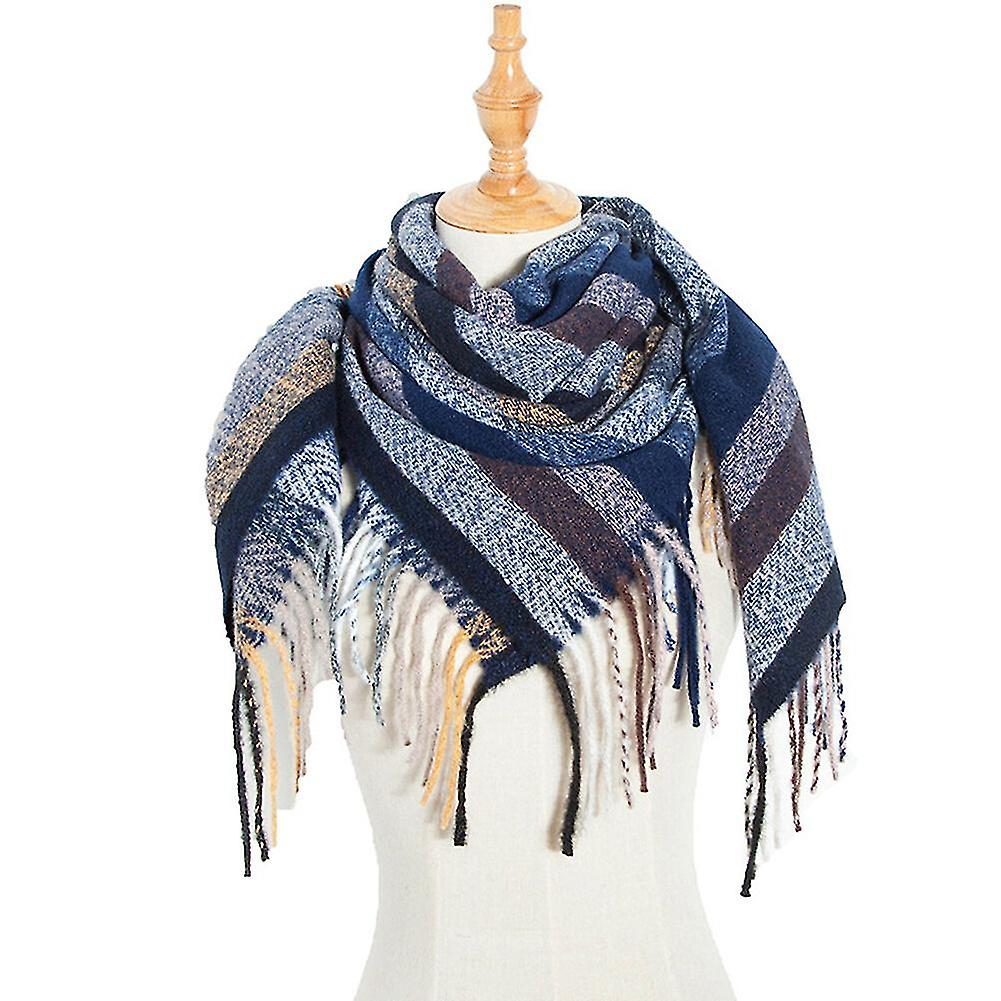 Women's Winter Warm Plaid Check Scarf Wraps