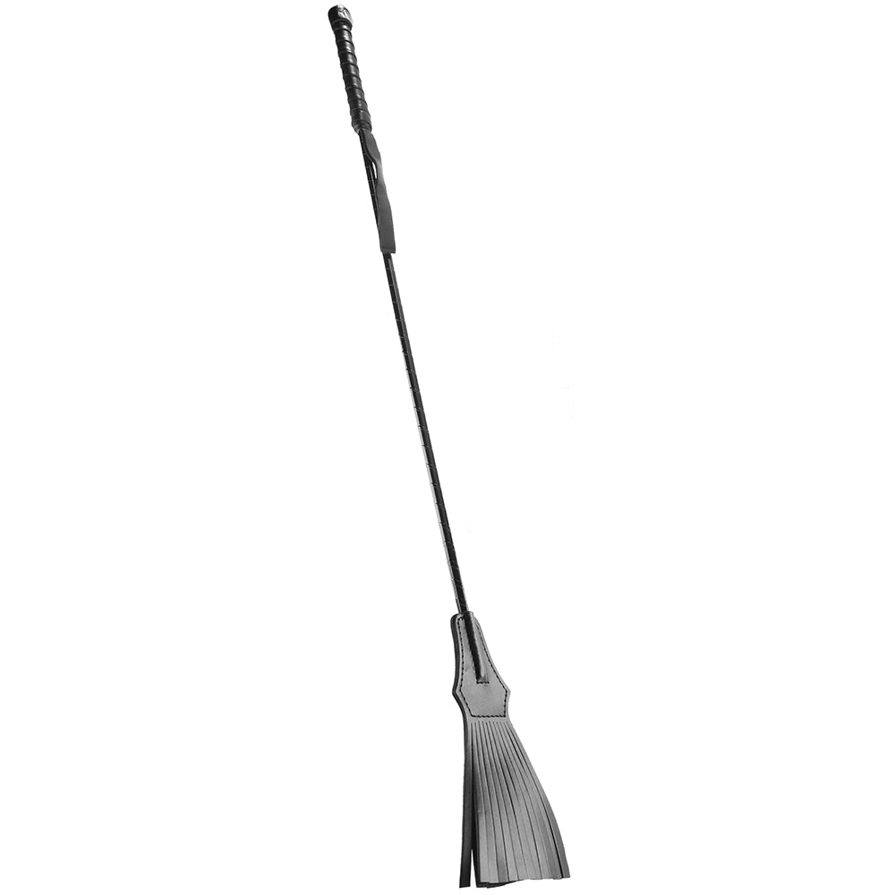 Tasselled Riding Crop in Black