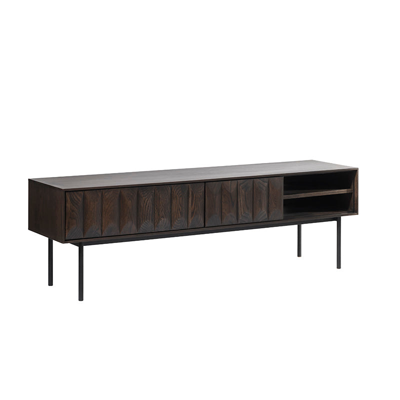 LATINA TV Entertainment Unit 1.6M - Dark Brown / Black