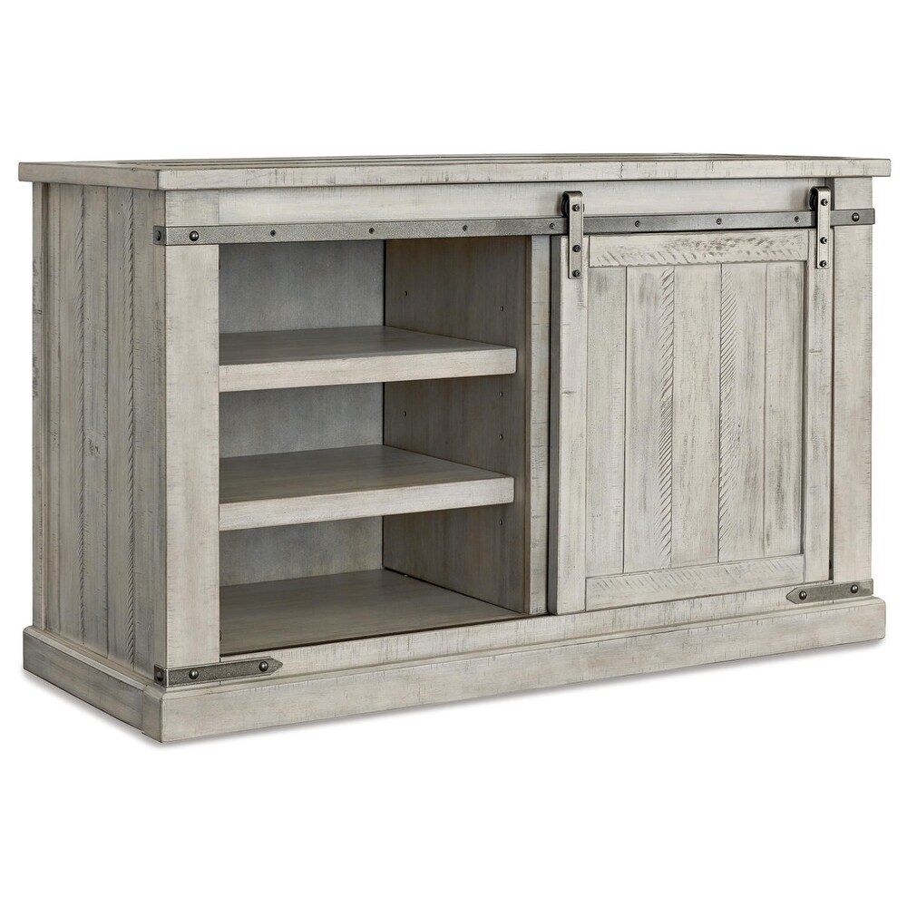 Signature Design by Ashley Carynhurst Casual TV Stand Whitewash