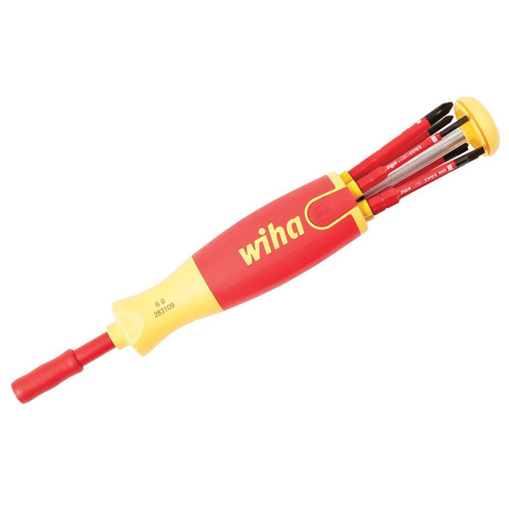 Wiha 7-Piece Insulated Slim Line Ultra Driver Screwdriver Set 28394