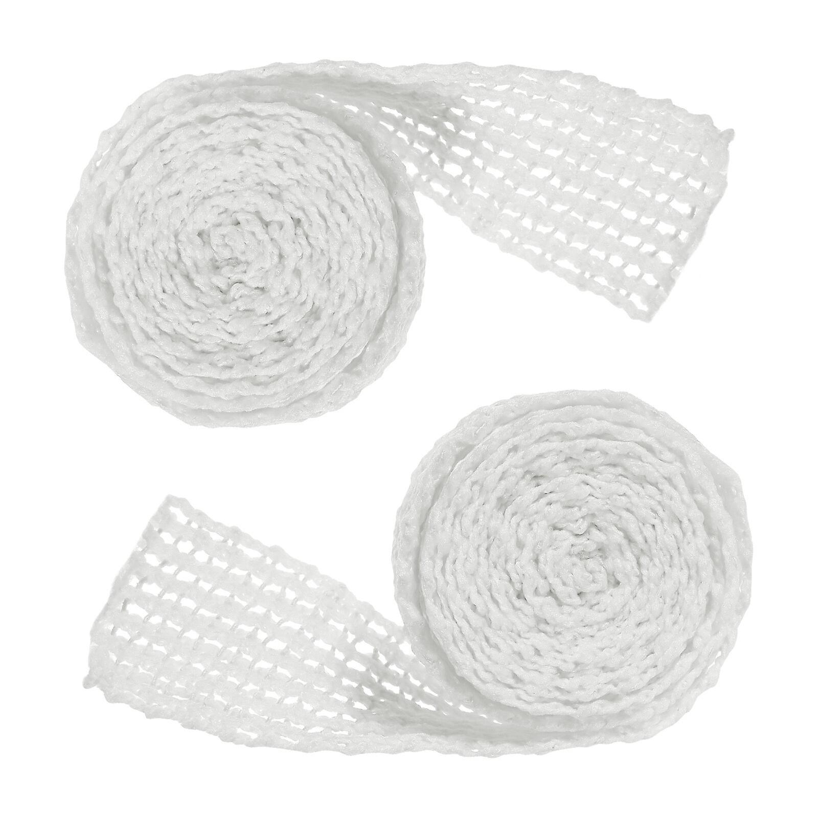 2 Rolls Sausage Netting Rolls Meat Twine Butcher Nets Mham Wrapping Cotton Nets Eat Netting Rolls Meat Packaging Tool