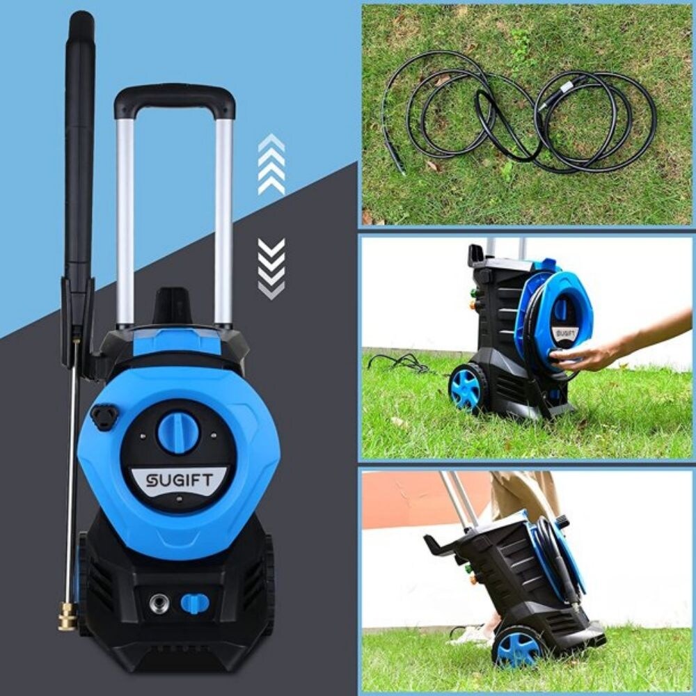 2.0 GPM Electric High Pressure Washer  Cleans Cars/Fences/Patios   1