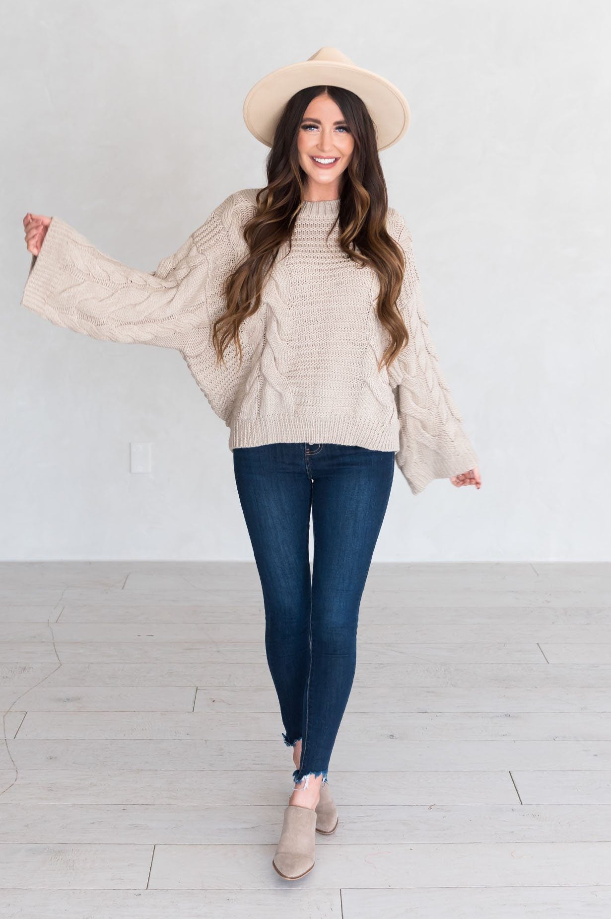 Optimistic Beauty Oversized Sweater