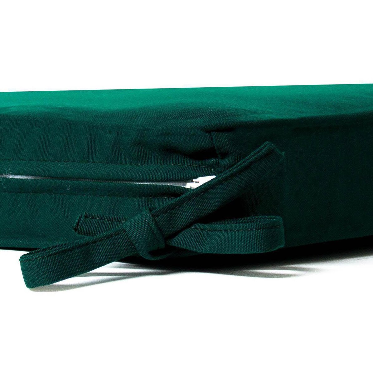 Sunbrella Canvas Forest Green Extra Large Outdoor Replacement Seat Cushion W/ Knife Edge By Signature