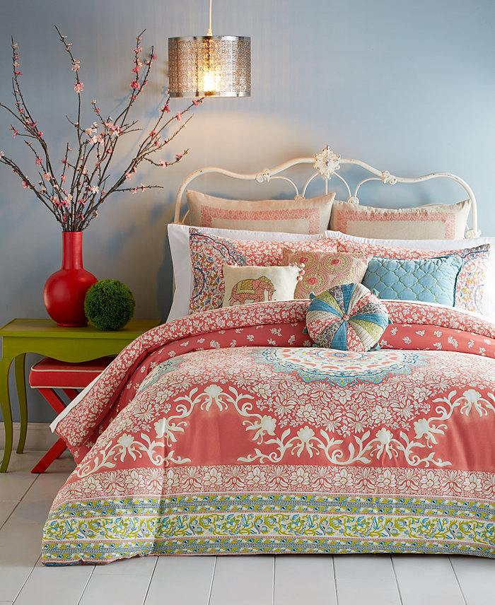 Jessica Simpson Amrita Medallion 2-Pc Comforter Set， Twin Twin Extra Long