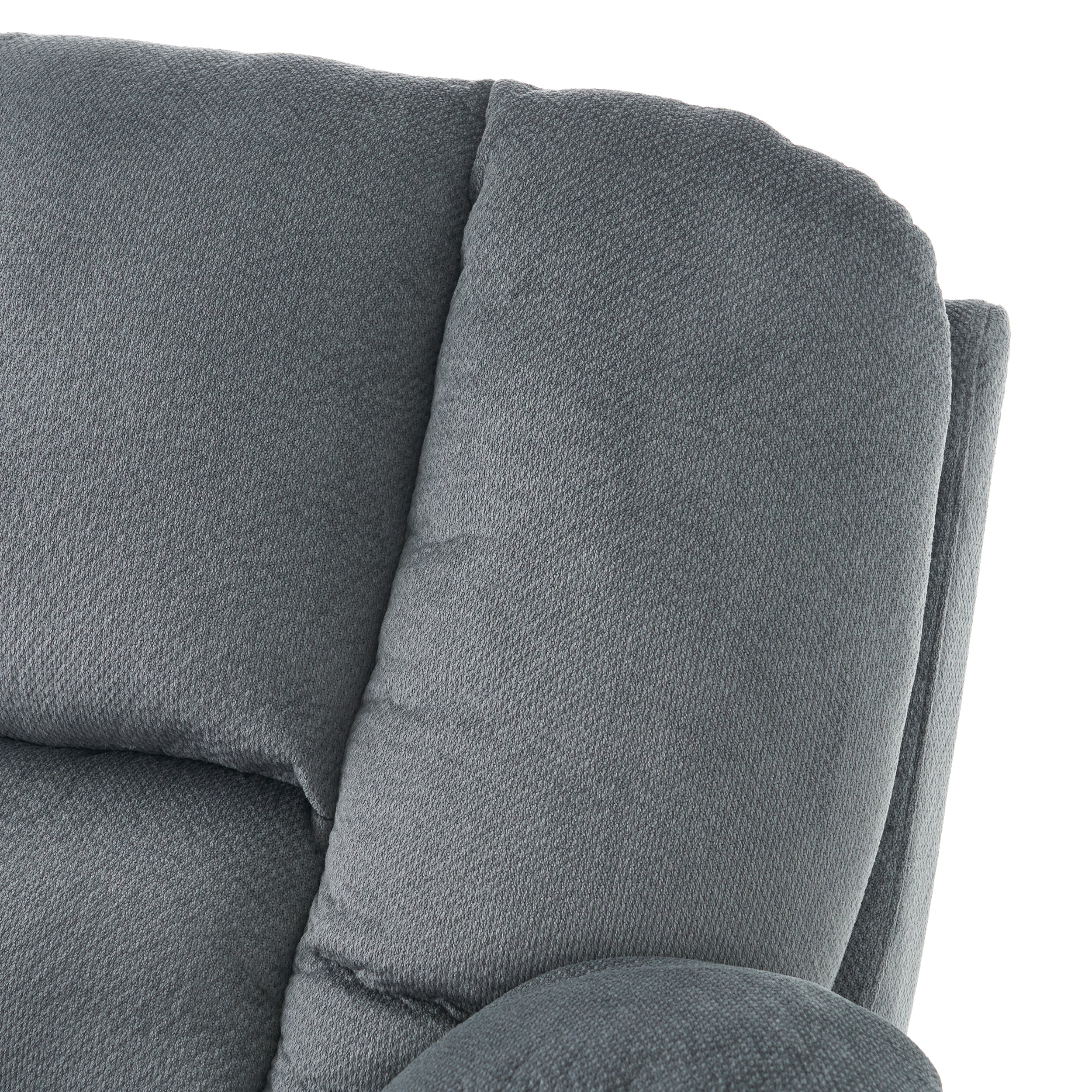 Raymond Fabric Glider Recliner Club Chair