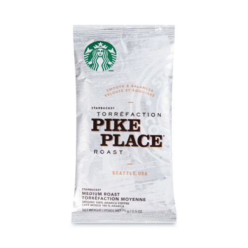 Starbucks Coffee， Pike Place， 2.5oz， 18/Box (11018197)