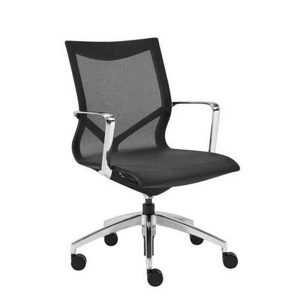 Tertu Black Low Back Office Chair