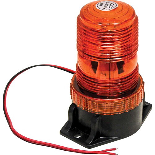 K M 2810 KM LED Amber Warning Beacon Light with Fi...