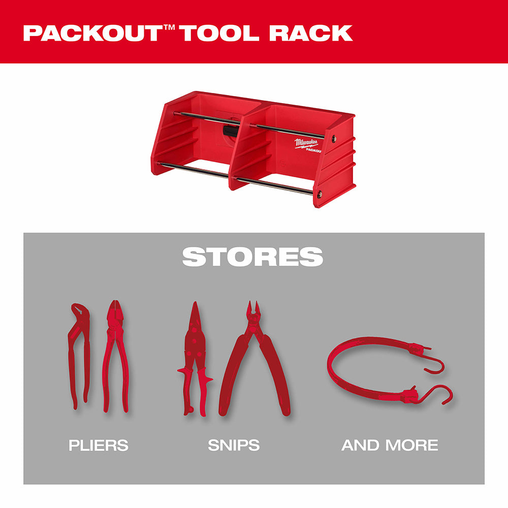 Milwaukee 48-22-8340 PACKOUT Shop Storage Tool Rack