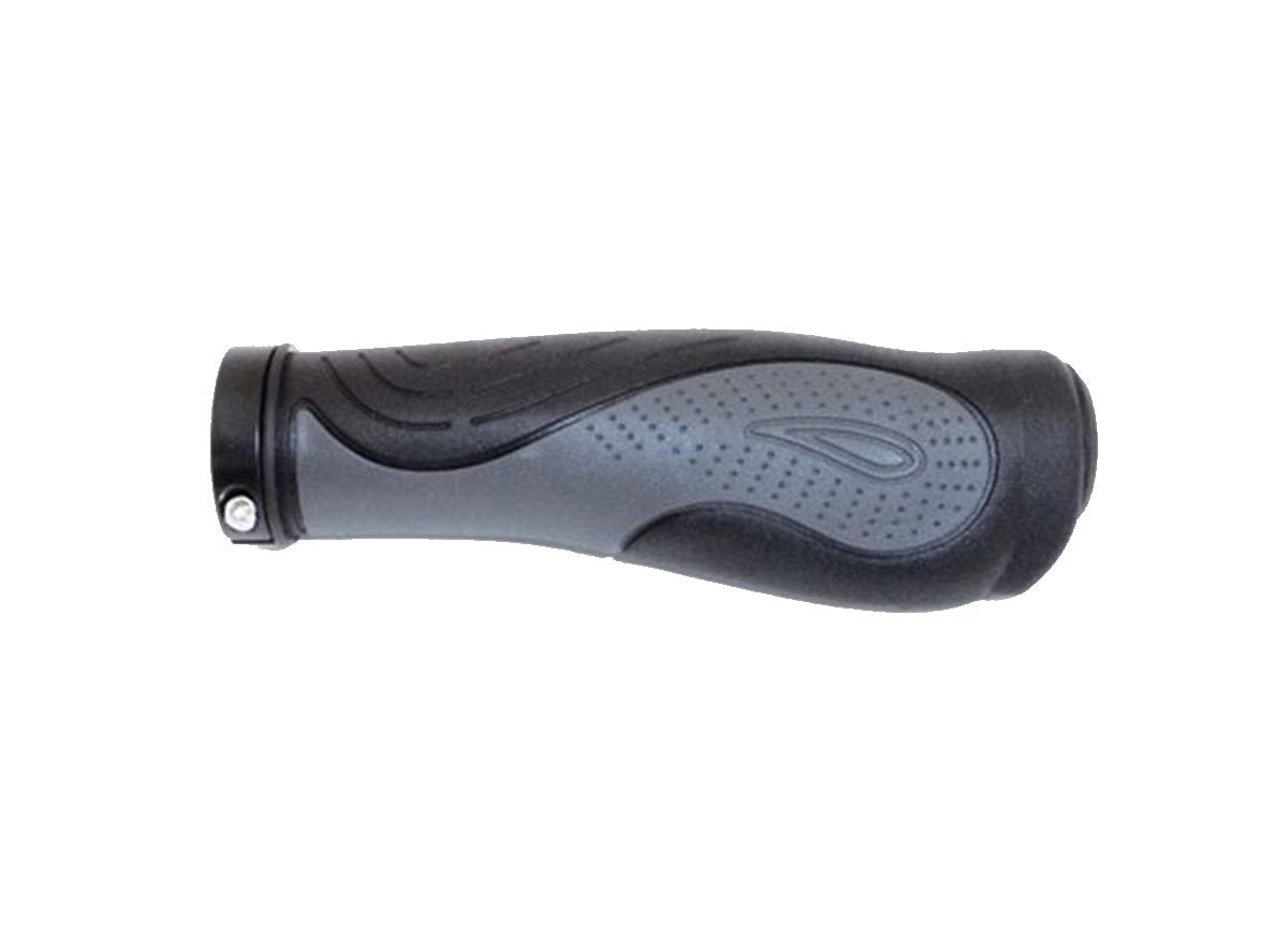 Ultracycle Ergo One Lock-On Grips - Black-Gray
