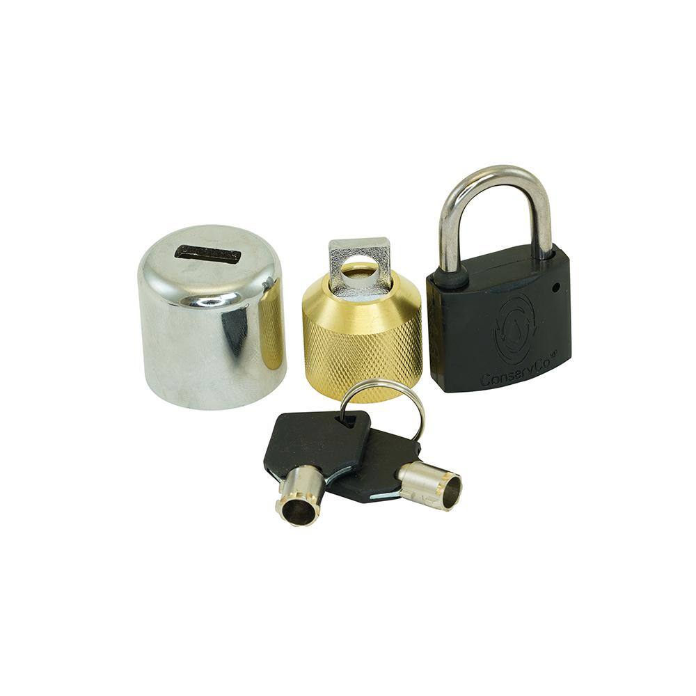 ConservCo Hose Bibb Lock with Padlock DSL-2