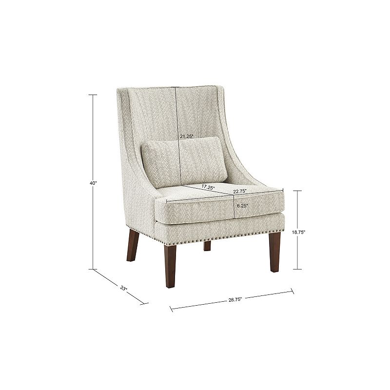 Madison Park Glenmoor High Back Upholstery Accent Chair