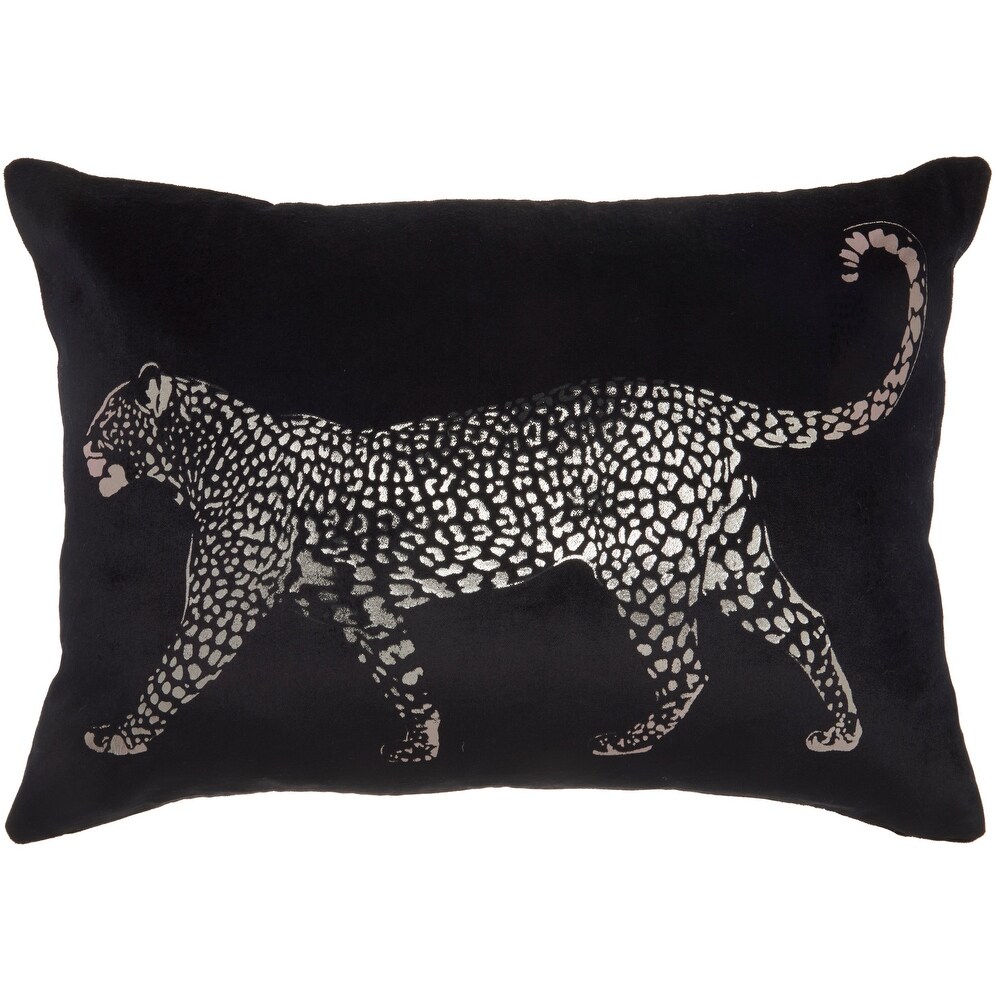 Mina Victory Sofia Black Throw Pillow   ( 14\