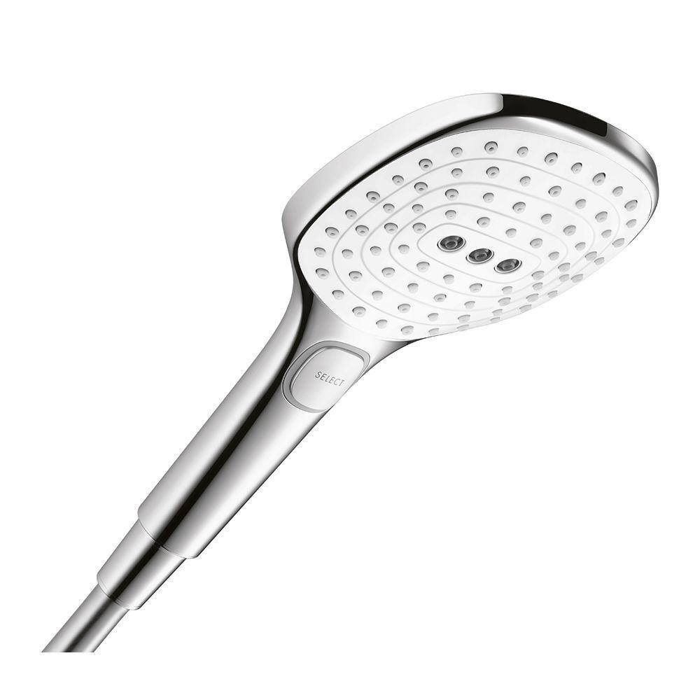 Hansgrohe 3-Spray Patterns with 2.0 GPM 4.75 in. Wall Mount Handheld Shower Head in Chrome 4528400