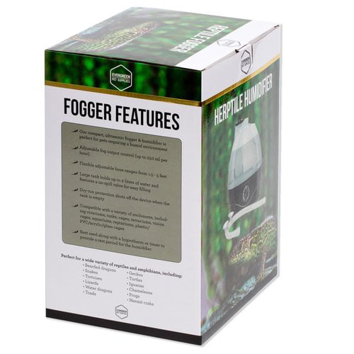 Reptile Humidifier / Reptile Fogger - 2 Liter Tank - Ideal for a Variety of Reptiles / Amphibians / Herps