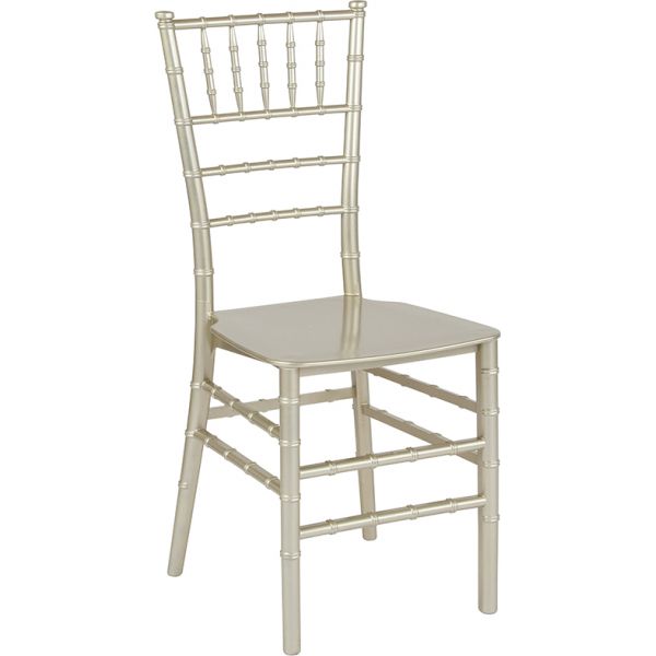 HERCULES Series Champagne Resin Stacking Chiavari Chair