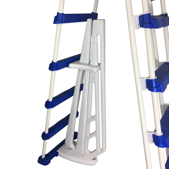 Blue Wave NE1217 52 in A Frame Ladder w/ Safety Ba...