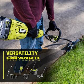 RYOBI ONE+ HP 18V Brushless 15 in. Attachment Capable String Trimmer with 6.0 Ah Battery and Charger P20220